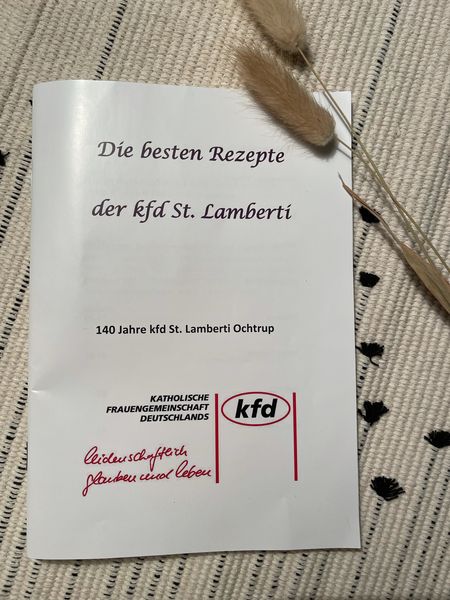 Kochbuch Kfd